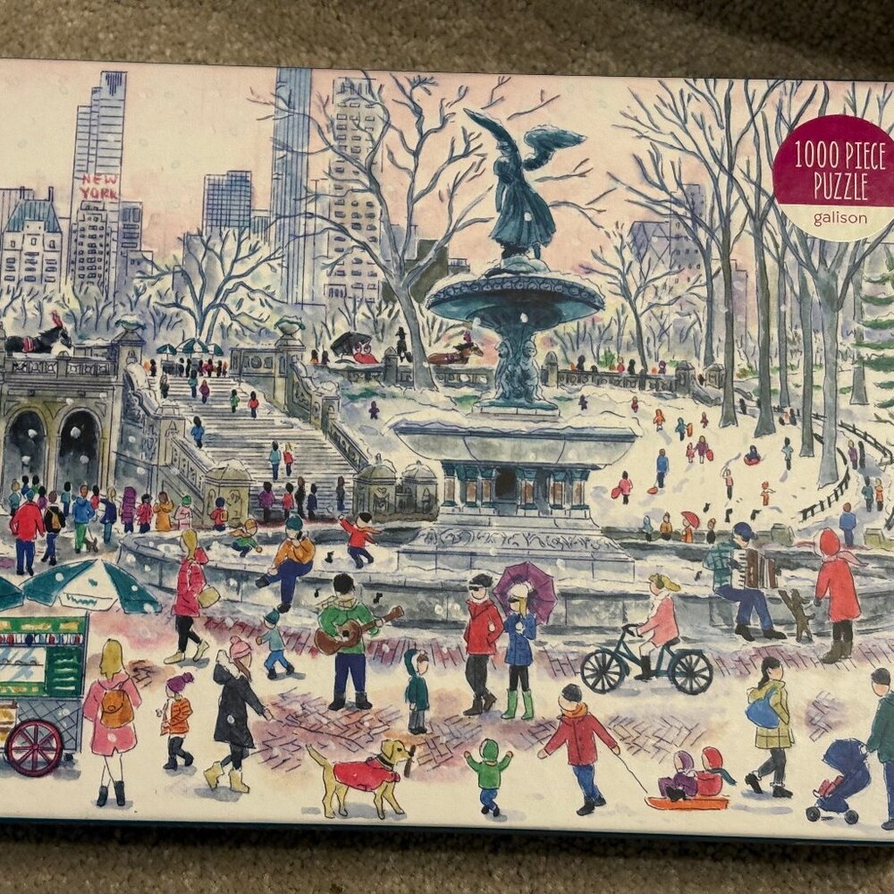 Galison Michael Storrings Bethesda Fountain Puzzle